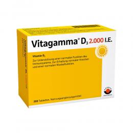 VITAGAMMA D3 2.000 I.E. Vitamin D3 NEM Tabletten 200 St Tabletten