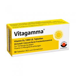 VITAGAMMA Vitamin D3 1.000 I.E. Tabletten 50 St