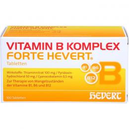VITAMIN B KOMPLEX forte Hevert Tabletten 100 St.