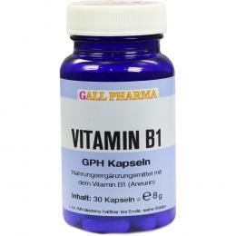 Ein aktuelles Angebot für VITAMIN B1 GPH 1,4 mg Kapseln 30 St Kapseln  - jetzt kaufen, Marke Hecht Pharma GmbH.