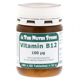 Ein aktuelles Angebot für VITAMIN B12 100 myg Tabletten 180 St Tabletten  - jetzt kaufen, Marke Hirundo Products.