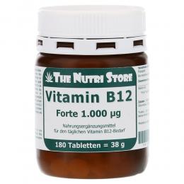 Ein aktuelles Angebot für VITAMIN B12 1000 myg Forte Tabletten 180 St Tabletten  - jetzt kaufen, Marke Hirundo Products.