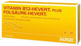 Ein aktuelles Angebot für VITAMIN B12 FOLS HEVERT 2 X 5 St Ampullen Vitaminpräparate - jetzt kaufen, Marke Hevert-Arzneimittel Gmbh & Co. Kg.