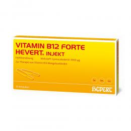 Ein aktuelles Angebot für Vitamin B12 forte Hevert injekt Ampullen 10 X 2 ml Injektionslösung Vitaminpräparate - jetzt kaufen, Marke Hevert-Arzneimittel Gmbh & Co. Kg.