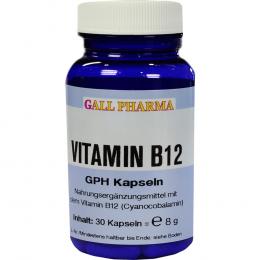 VITAMIN B12 GPH 3 myg Kapseln 30 St Kapseln