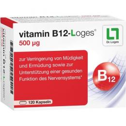 VITAMIN B12-LOGES 500 µg Kapseln 120 St.