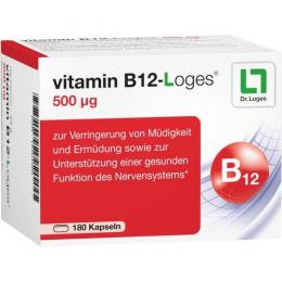 VITAMIN B12-LOGES 500 µg Kapseln 180 St.