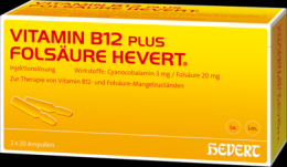 VITAMIN B12 PLUS Folsure Hevert a 2 ml Ampullen 2X20 St