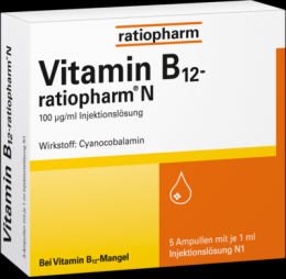 VITAMIN B12-RATIOPHARM N Ampullen 5X1 ml