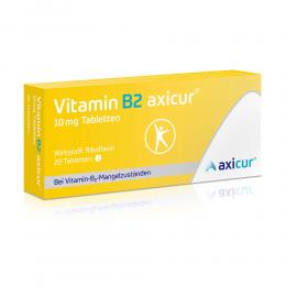 VITAMIN B2 AXICUR 10 mg Tabletten 20 St Tabletten