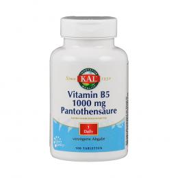 VITAMIN B5 1000 mg Pantothensäure Tabletten 100 St Tabletten