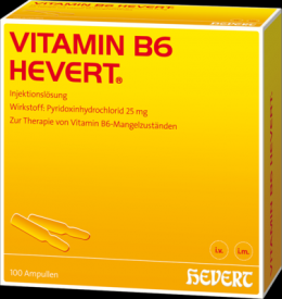 VITAMIN B6 HEVERT Ampullen 100X2 ml