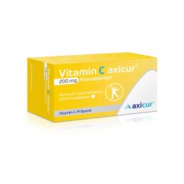 Ein aktuelles Angebot für VITAMIN C AXICUR 200 mg Filmtabletten 100 St Filmtabletten Multivitamine & Mineralstoffe - jetzt kaufen, Marke axicorp Pharma GmbH - Geschäftsbereich OTC (Axicur).