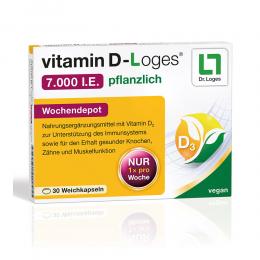 vitamin D-Loges® 7.000 I.E. pflanzlich 30 St Weichkapseln