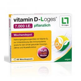vitamin D-Loges® 7.000 I.E. pflanzlich 60 St Weichkapseln