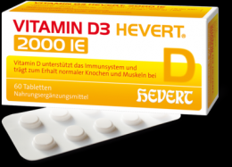 VITAMIN D3 HEVERT 2.000 I.E. Tabletten 7.2 g