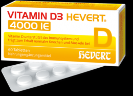 VITAMIN D3 HEVERT 4.000 I.E. Tabletten 12 g