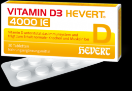 VITAMIN D3 HEVERT 4.000 I.E. Tabletten 6 g