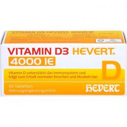 VITAMIN D3 HEVERT 4.000 I.E. Tabletten 60 St.