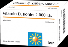 VITAMIN D3 KHLER 2.000 I.E. Kapseln 28,3 g