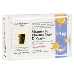 Ein aktuelles Angebot für VITAMIN D3 PHARMA Nord D-Pearls 38 myg Kapseln 120 St Kapseln Multivitamine & Mineralstoffe - jetzt kaufen, Marke Pharma Nord Vertriebs GmbH.