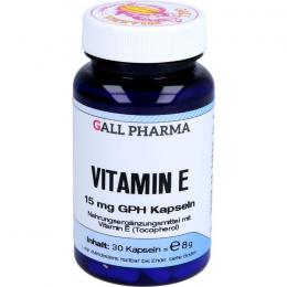 VITAMIN E 15 mg GPH Kapseln 30 St.