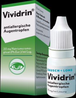 VIVIDRIN antiallergische Augentropfen 10 ml