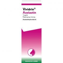 VIVIDRIN Azelastin 1 mg/ml Nasenspray Lösung 10 ml