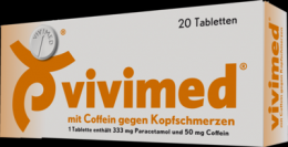 VIVIMED mit Coffein gegen Kopfschmerzen Tabletten 20 St