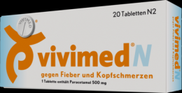 VIVIMED N gegen Fieber und Kopfschmerzen Tabletten 20 St