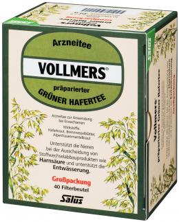 VOLLMERS Grüner Hafertee Filterbeutel 40 St Filterbeutel