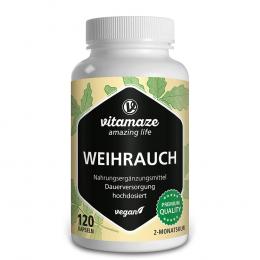 Ein aktuelles Angebot für WEIHRAUCH 900 mg hochdosiert vegan Kapseln 120 St Kapseln Nahrungsergänzungsmittel - jetzt kaufen, Marke Vitamaze GmbH.