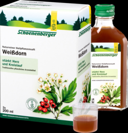 WEISSDORN SAFT Schoenenberger Heilpflanzensfte 3X200 ml