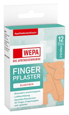 WEPA Fingerpflaster Mix 3 Gren 12 St