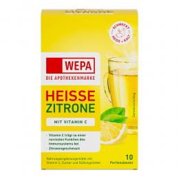 WEPA heisse Zitrone+Vitamin C Pulver 10 X 10 g Pulver