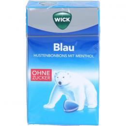 WICK BLAU Menthol Bonbons o.Zucker Clickbox 46 g