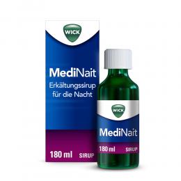 Ein aktuelles Angebot für WICK MediNait Erkältungssirup 180 ml Sirup Grippemittel - jetzt kaufen, Marke Wick Pharma - Zweigniederlassung Der Procter & Gamble Gmbh.