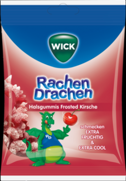 WICK RachenDrachen Halsgummis Kirsche 75 g