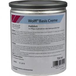 Wolff Basis Creme Halbfett 700 ml Creme