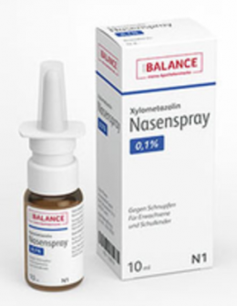 XYLOMETAZOLIN 0,1% Nasenspray Balance 10 ml