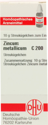 ZINCUM METALLICUM C 200 Globuli 10 g