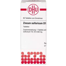 ZINCUM SULFURICUM D 12 Tabletten 80 St.