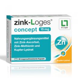 ZINK-LOGES concept 15 mg magensaftres.Kapseln 22,1 g