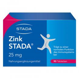 Ein aktuelles Angebot für ZINK STADA 25 mg Tabletten 90 St Tabletten Multivitamine & Mineralstoffe - jetzt kaufen, Marke Stada Consumer Health Deutschland Gmbh.