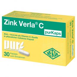 Ein aktuelles Angebot für ZINK VERLA C purKaps 30 St Kapseln Mineralstoffe - jetzt kaufen, Marke Verla-Pharm Arzneimittel GmbH & Co. KG.