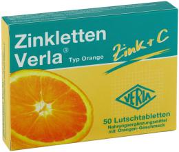 Ein aktuelles Angebot für Zinkletten Verla Orange 50 St Lutschtabletten Mineralstoffe - jetzt kaufen, Marke Verla-Pharm Arzneimittel GmbH & Co. KG.