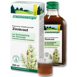Ein aktuelles Angebot für ZINNKRAUT SAFT Schoenenberger 200 ml Saft Nahrungsergänzungsmittel - jetzt kaufen, Marke SALUS Pharma GmbH.