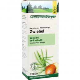 ZWIEBELSAFT naturrein Schoenenberger 200 ml Saft