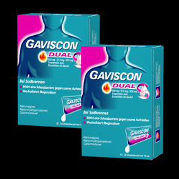 2 x GAVISCON® Dual  Dosierbeutel 24 St.