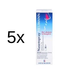 5 x Nasenspray Heumann 10 ml